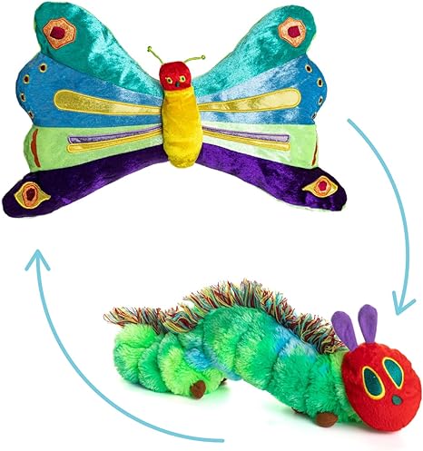The Very Hungry Caterpillar Reversible Caterpillar/ Butterfly Plush
