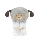 Load image into Gallery viewer, Archie Astro Dog Hooded Bath Wrap
