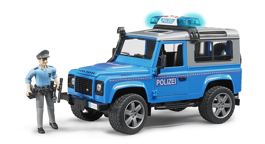 Land Rover Police Vehicle With Policeman Figure