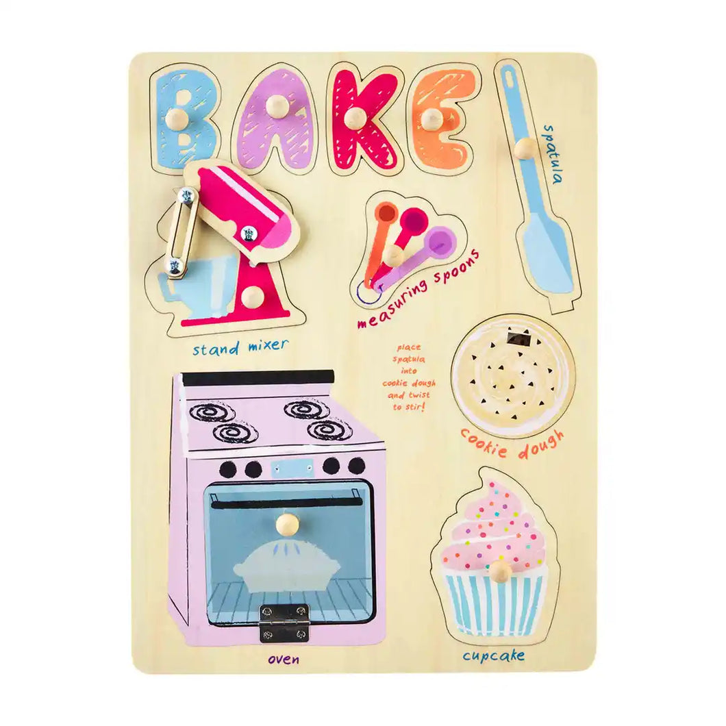 Bake Busy Board Wooden Puzzle