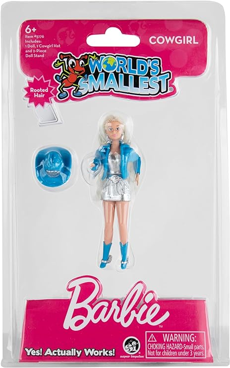 World's Smallest Rollerblade / Cowgirl Barbie