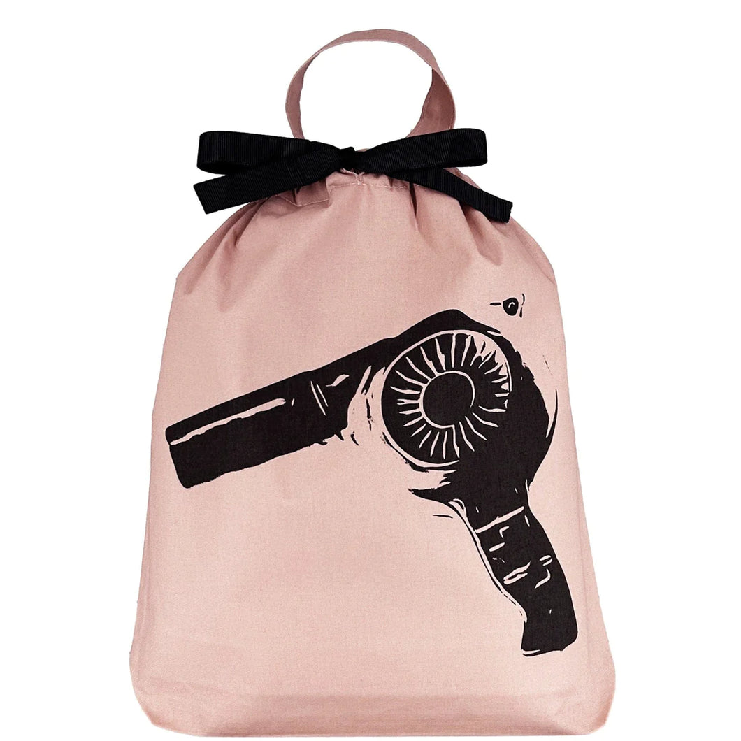 Pink Hair Dryer Graphic Bag