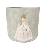 Load image into Gallery viewer, Princess Linen Toy Bin
