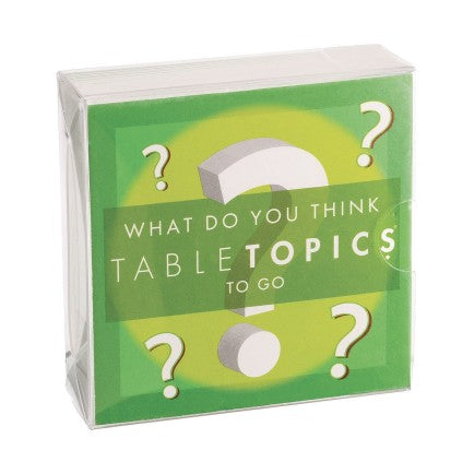 What Do You Think Table Topics To Go