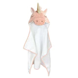 Load image into Gallery viewer, Uliana Unicorn Hooded Bath Towel Wrap
