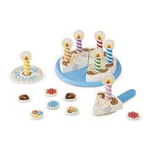 Load image into Gallery viewer, Wooden Birthday Cake Play Set

