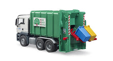 Load image into Gallery viewer, Rear Loading Garbage Truck With Garbage Cans
