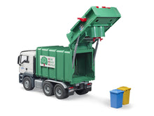 Load image into Gallery viewer, Rear Loading Garbage Truck With Garbage Cans
