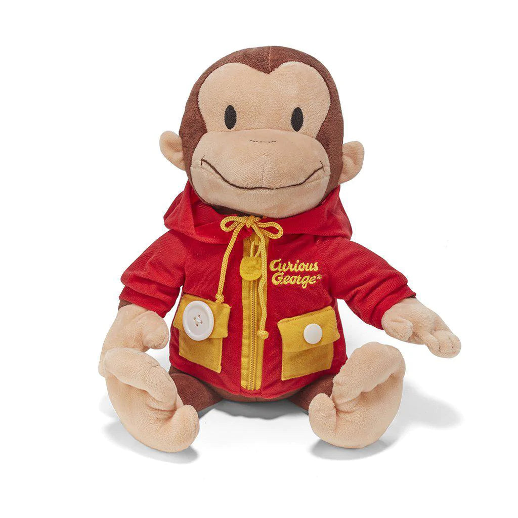 Curious George Learns To Dress Plush